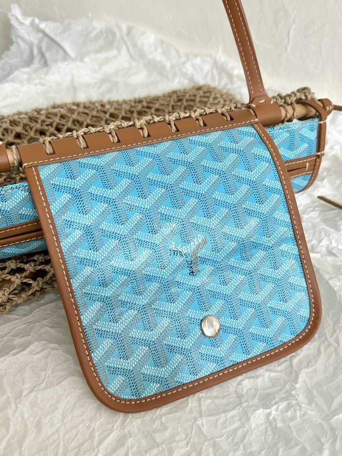 Goyard Aligre Bag Raffia Net Bag G6906 Blue