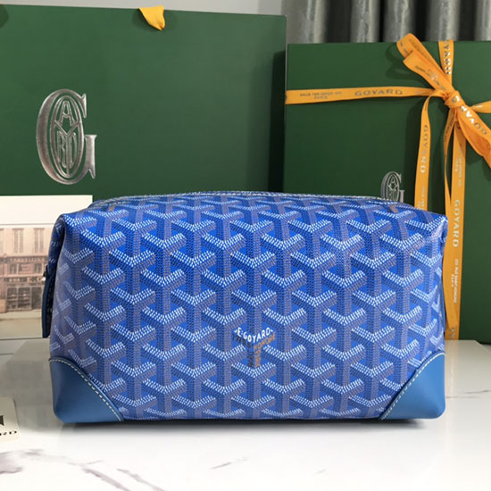 Goyard Boeing 25 Toilet Bag G052511 Blue