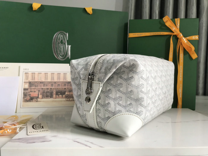 Goyard Boeing 25 Toilet Bag G052511 White