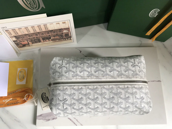 Goyard Boeing 25 Toilet Bag G052511 White