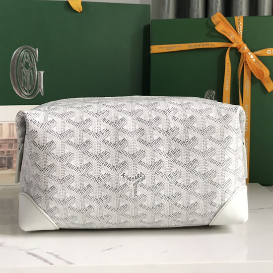 Goyard Boeing 25 Toilet Bag G052511 White