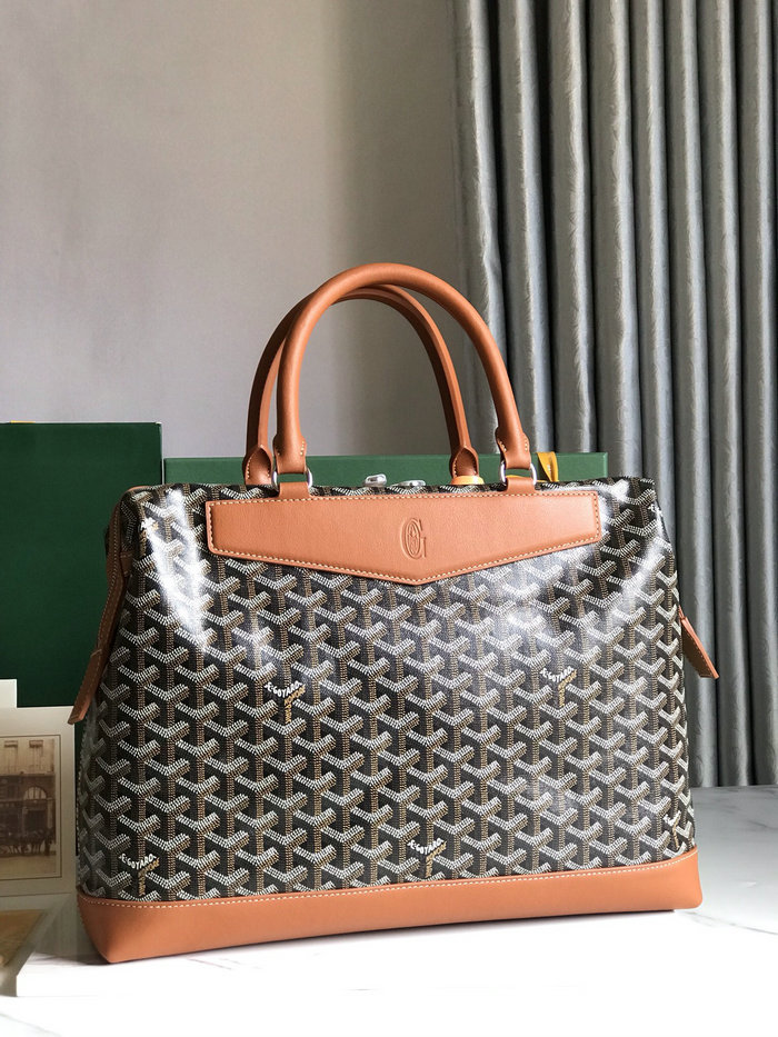 Goyard Cisalpin Document Case G20235 Brown