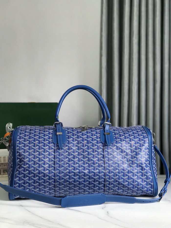 Goyard Croisiere 50 Duffle Bag G191971 Blue