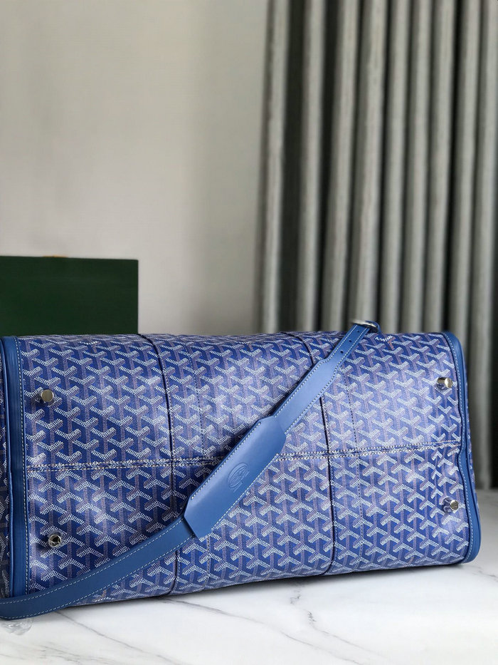 Goyard Croisiere 50 Duffle Bag G191971 Blue