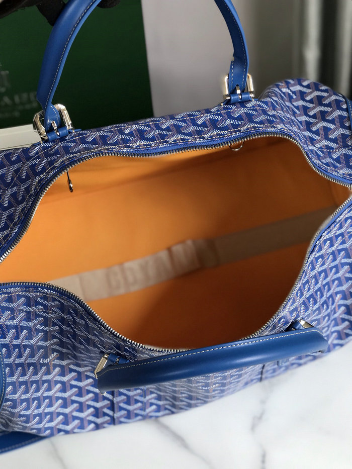 Goyard Croisiere 50 Duffle Bag G191971 Blue