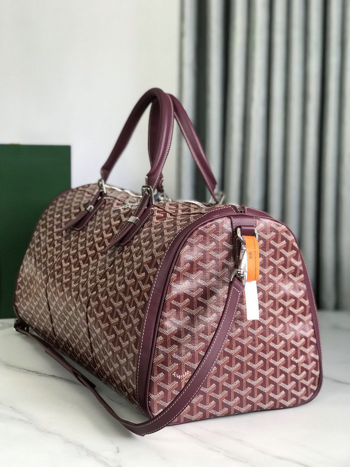 Goyard Croisiere 50 Duffle Bag G191971 Burgundy