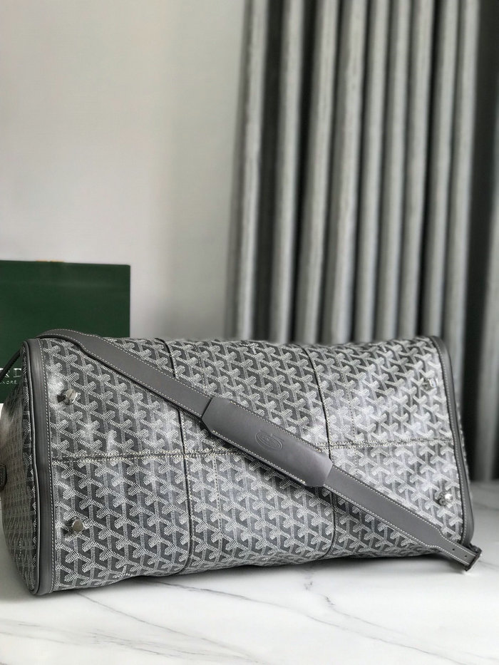 Goyard Croisiere 50 Duffle Bag G191971 Grey