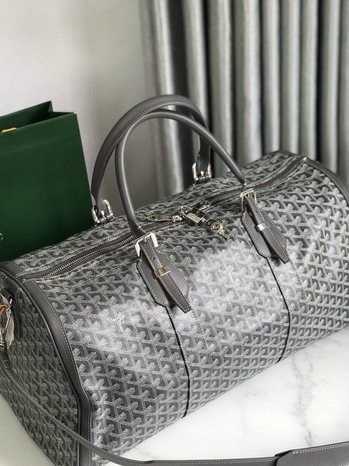 Goyard Croisiere 50 Duffle Bag G191971 Grey