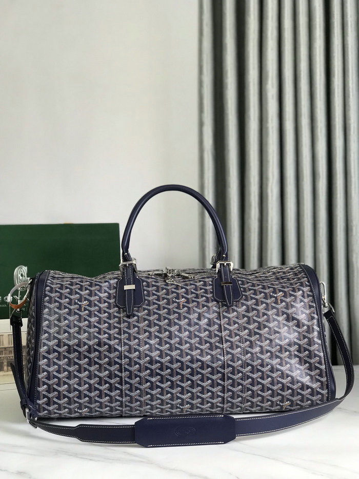 Goyard Croisiere 50 Duffle Bag G191971 Navy