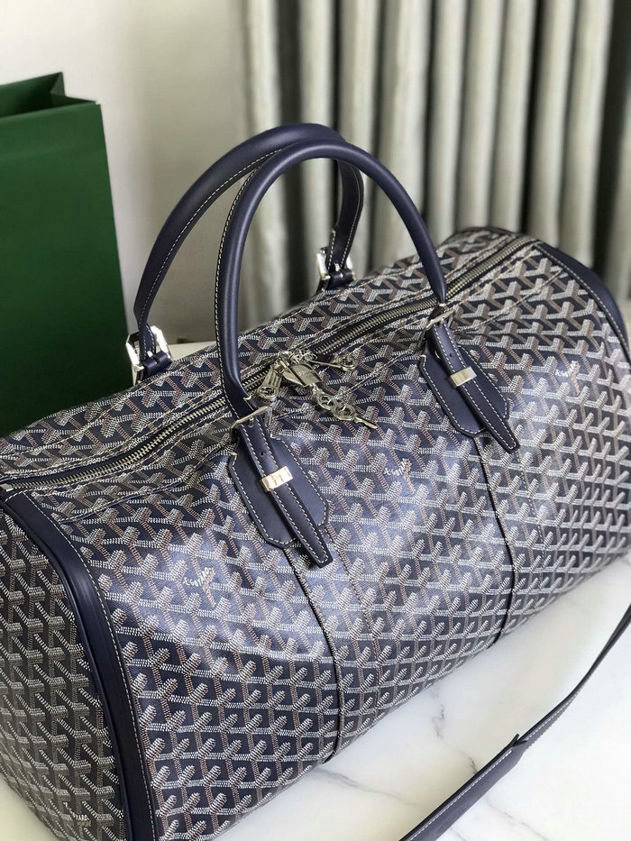 Goyard Croisiere 50 Duffle Bag G191971 Navy