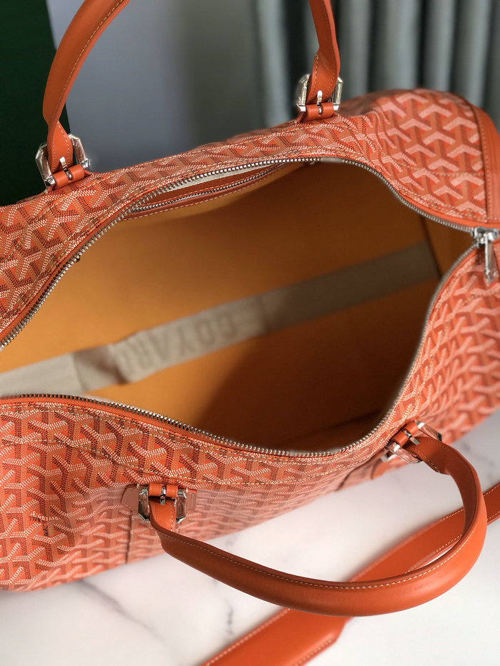 Goyard Croisiere 50 Duffle Bag G191971 Orange