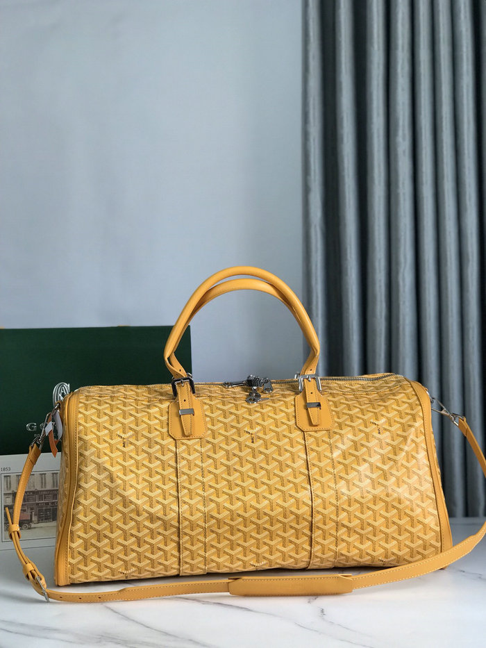 Goyard Croisiere 50 Duffle Bag G191971 Yellow