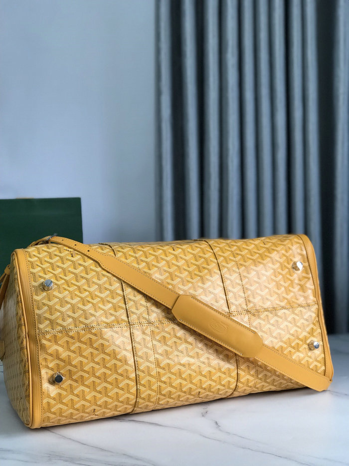 Goyard Croisiere 50 Duffle Bag G191971 Yellow