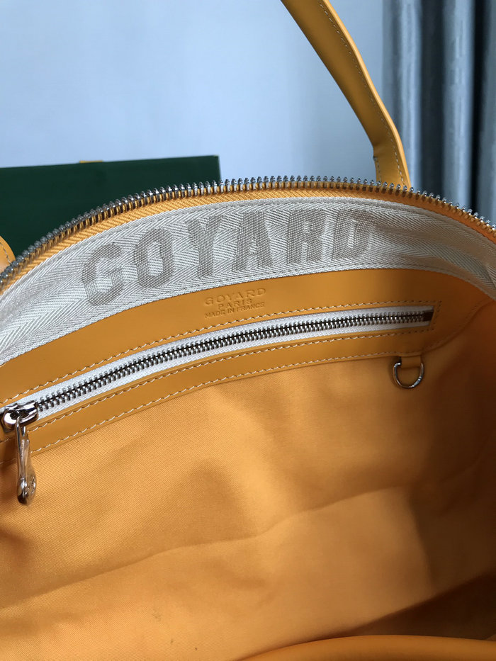 Goyard Croisiere 50 Duffle Bag G191971 Yellow