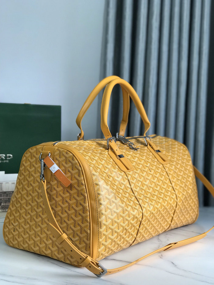 Goyard Croisiere 50 Duffle Bag G191971 Yellow