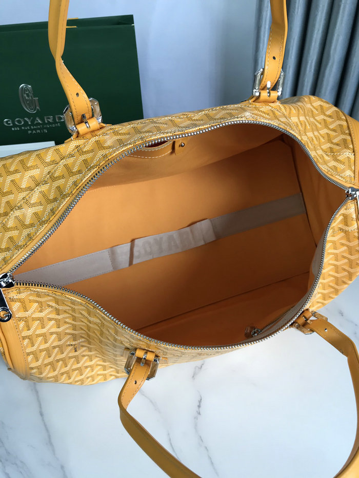 Goyard Croisiere 50 Duffle Bag G191971 Yellow