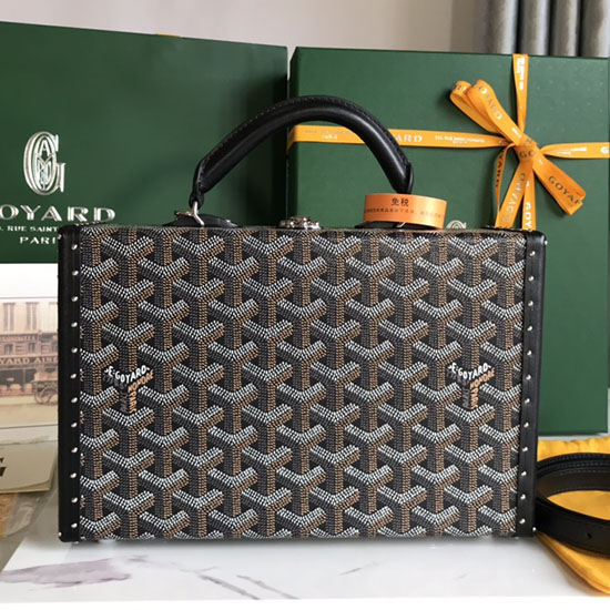 Goyard Grand Hotel Trunk Bag G020015 Black