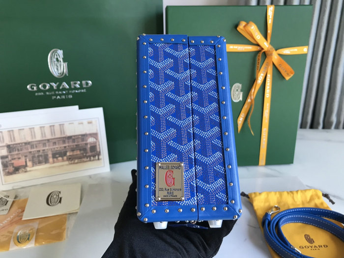 Goyard Grand Hotel Trunk Bag G020015 Blue