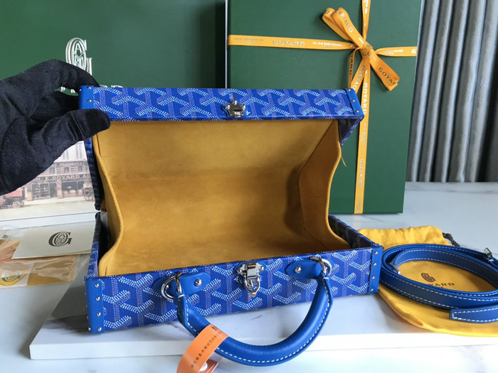 Goyard Grand Hotel Trunk Bag G020015 Blue