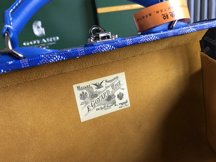 Goyard Grand Hotel Trunk Bag G020015 Blue