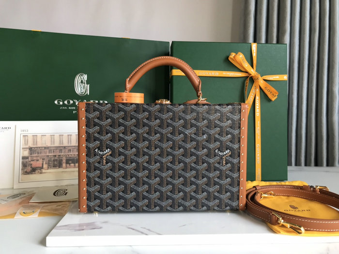 Goyard Grand Hotel Trunk Bag G020015 Brown