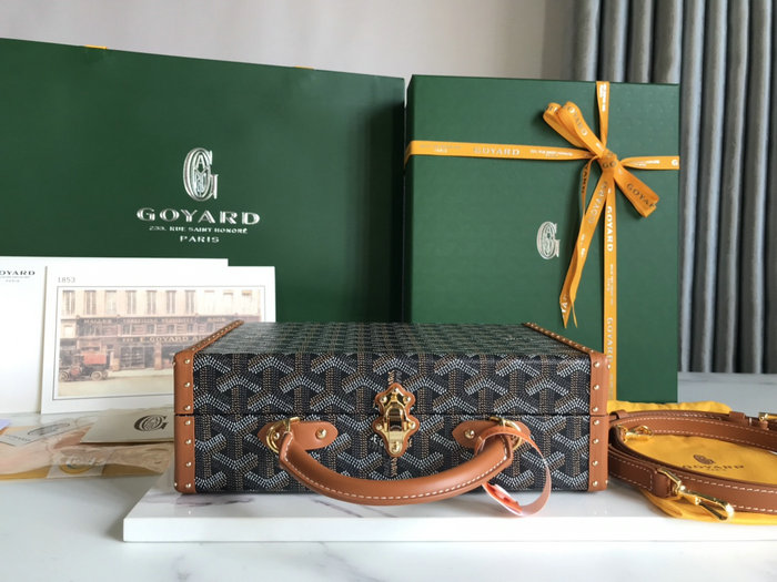 Goyard Grand Hotel Trunk Bag G020015 Brown