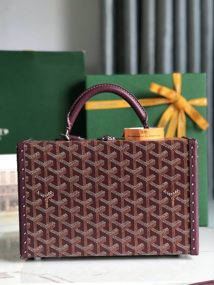 Goyard Grand Hotel Trunk Bag G020015 Burgundy