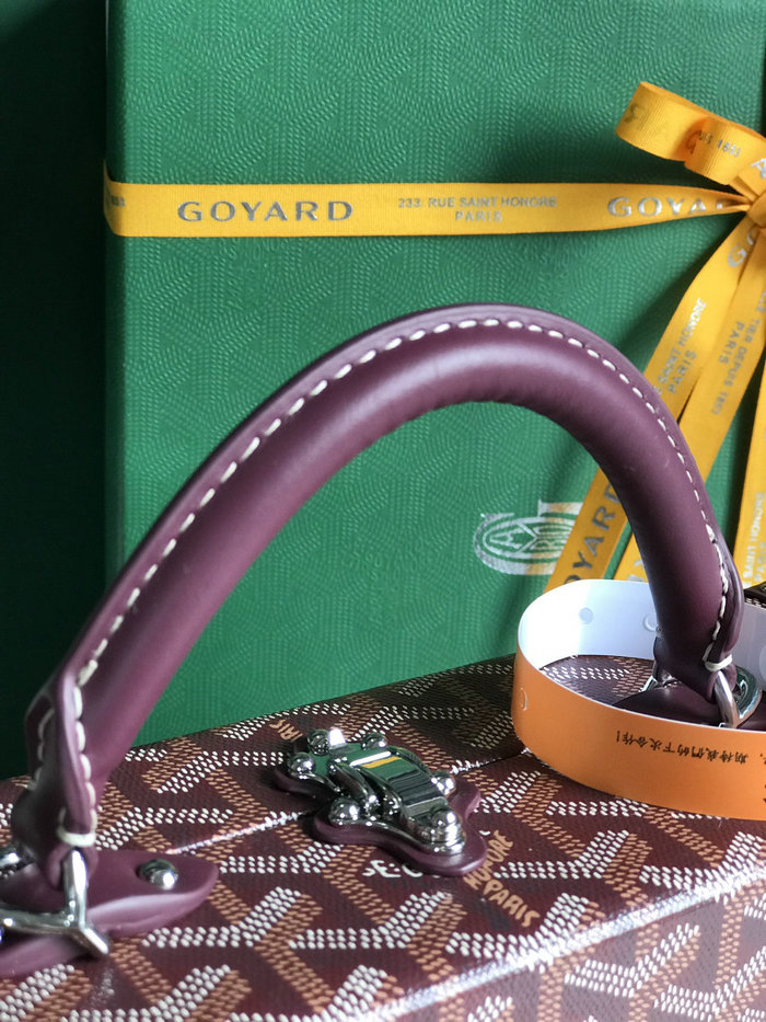 Goyard Grand Hotel Trunk Bag G020015 Burgundy