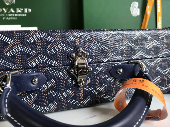 Goyard Grand Hotel Trunk Bag G020015 Navy