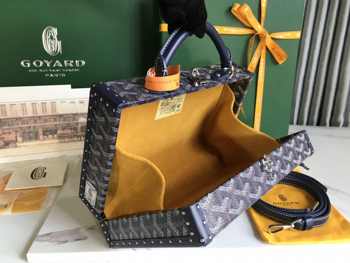 Goyard Grand Hotel Trunk Bag G020015 Navy