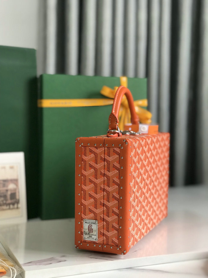 Goyard Grand Hotel Trunk Bag G020015 Orange