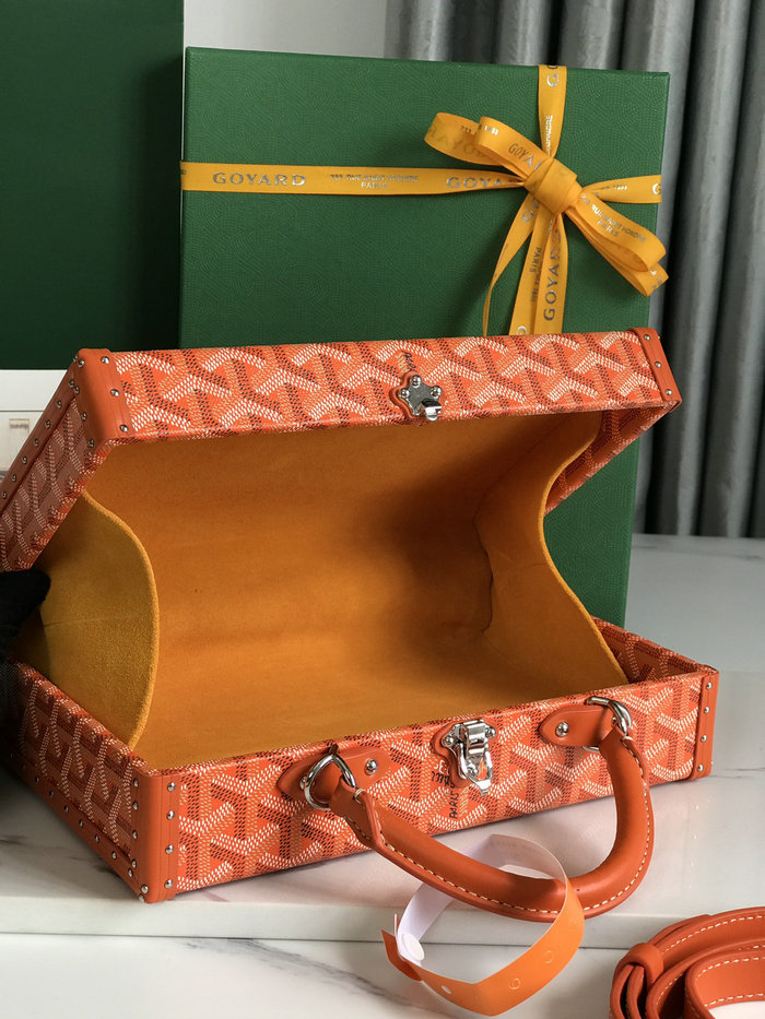 Goyard Grand Hotel Trunk Bag G020015 Orange