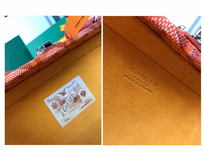 Goyard Grand Hotel Trunk Bag G020015 Orange