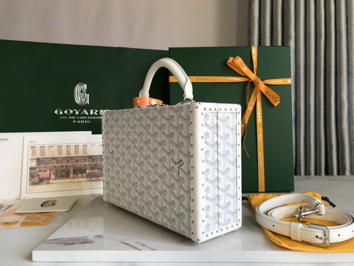 Goyard Grand Hotel Trunk Bag G020015 White