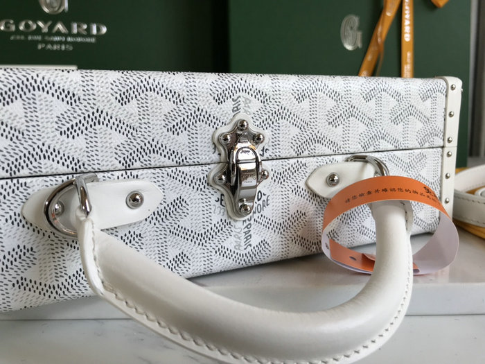 Goyard Grand Hotel Trunk Bag G020015 White