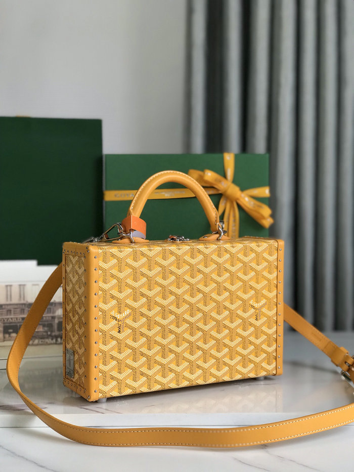 Goyard Grand Hotel Trunk Bag G020015 Yellow