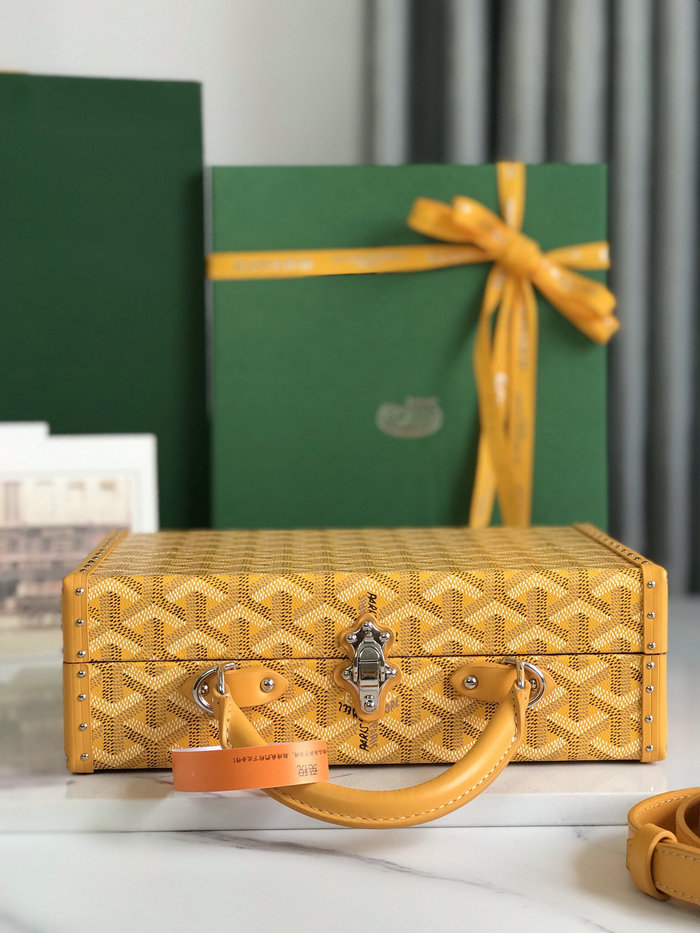 Goyard Grand Hotel Trunk Bag G020015 Yellow