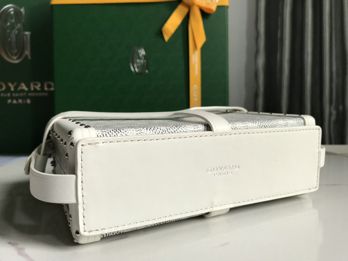 Goyard Minaudiere Trunk Bag G020177 White