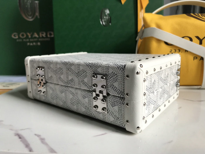 Goyard Minaudiere Trunk Bag G020177 White