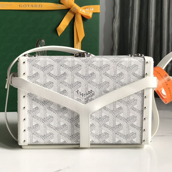 Goyard Minaudiere Trunk Bag G020177 White