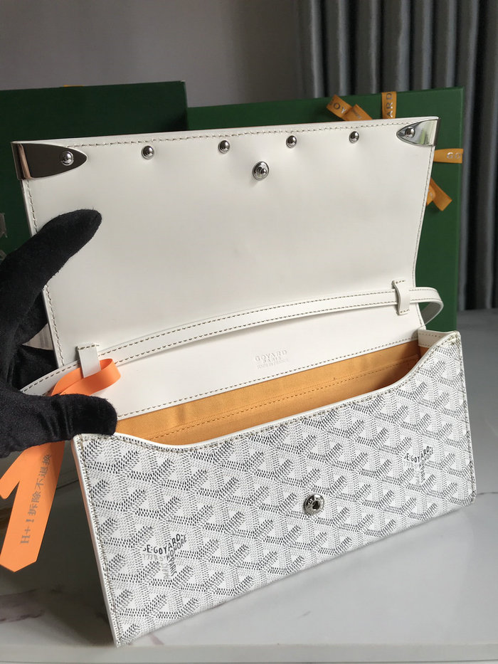 Goyard Monte Carlo Clutch Bag G20178 White