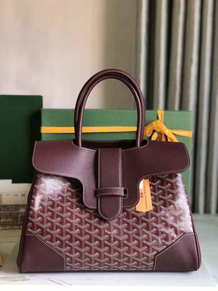 Goyard Saigon Tote Bag G020236 Burgundy