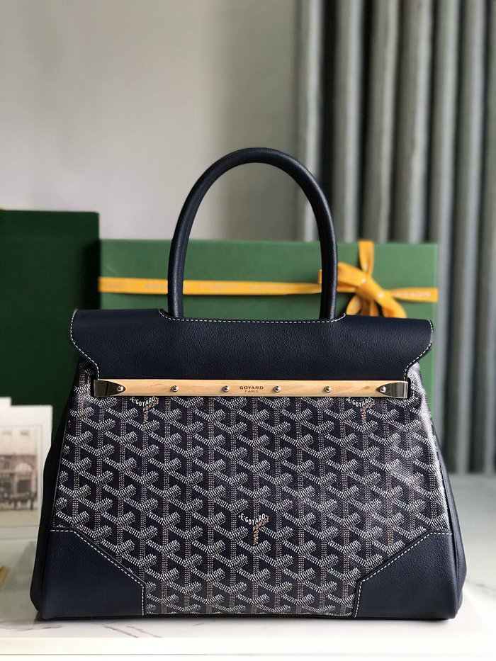 Goyard Saigon Tote Bag G020236 Navy