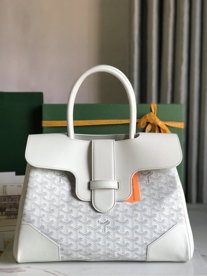 Goyard Saigon Tote Bag G020236 White