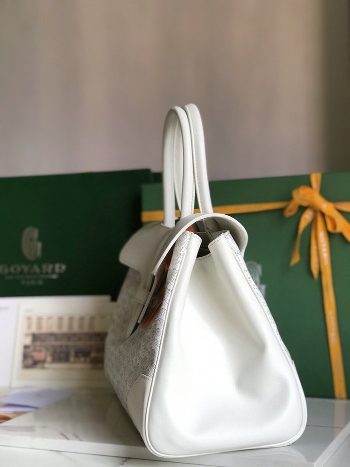 Goyard Saigon Tote Bag G020236 White