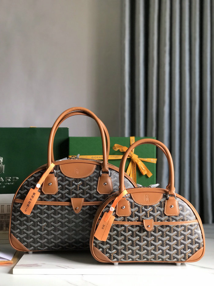 Goyard Saint Jeanne MM Bowler Brown G020299