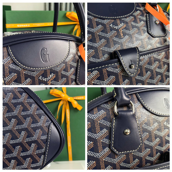 Goyard Saint Jeanne MM Bowler Navy G020299