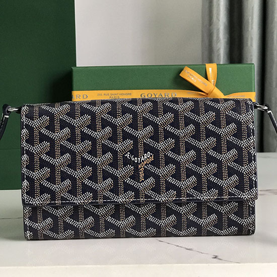 Goyard Varenne Continental Wallet G02019 Navy