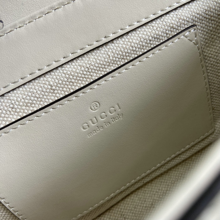 Gucci GG Super Mini Shoulder Bag White 772794