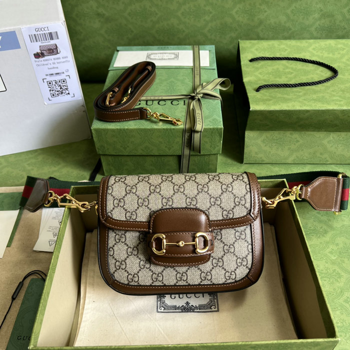 Gucci Horsebit 1955 Mini Bag Beige 658574